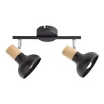 Bright Starts Bright Star Wood & Steel Black Spotlight Double