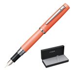 Platinum PNS-5000 25-2 Procyon 25 Fountain Pen Persimmon Orange Fine Point
