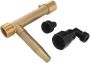 Brass Quick Coupler Valve Key For Garden Hose Irrigation Tool Rustproof