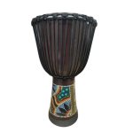 Large 60CM Drum 1213 Goatskin Head Hand-carved Hardwood Shell