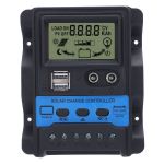 Pwm Solar Controller Lcd Dual USB Output 12V24V 30A