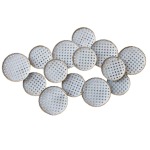 Rattan Metal Wall Decor