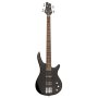 Blk Stagg Fusion 40 SBF40 4 String Bass Guitar : Open Pore Black
