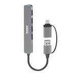 Port Connect USB Type-c To 4-PORT Usb-a 3.0 Hub