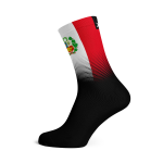 Peru Flag Socks - Small Black