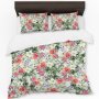 Peaceful Pastel Flowers Duvet Cover Set By Mark Van Vuuren Queen