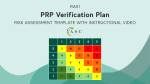 Prp Verification Plan Risk Assessment Template With Instructional Video RA01