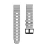 For Garmin Fenix 6 22MM Smart Watch Quick Release Silicon Watch Band Grey