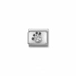 Silvershine Cz Pawprint Link