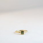 Square - Small - Green Tourmaline Medium