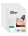 Printable Iron-on Light Fabrics A4 20