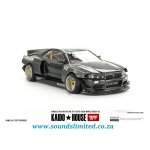 MINI GT Kaido House 222 Nissan Skyline Gt-r R34 Kaido Works Greddy V2