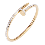 Ladies Bangle Bracelet - Durable Stainless Steel-clover Design
