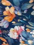 Foil Duchess Satin Printed