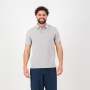 Pique Striper Ss Polo- White - 3XL