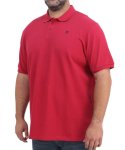 Mens Pierre Cardin Pique Golfer - 6XL Crimson
