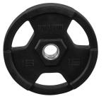 Pro Olympic Vinyl Tri-grip Weight Plate 15KG