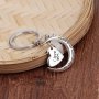 I Love You To The Moon And Back Keychain Birthday Gifts Charm Accessories For Mother's Day Father's Day Valentine's Day For Eid Ramadan