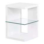 Smte Coffee Tables Square Tempered Glass With Keychain