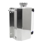 FST009-2 Aluminum Radiator Coolant Overflow Bottle Recovery Water Tank Reservoir Capacity: 2L