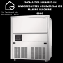 Snomaster Plumbed-in Undercounter Commercial Ice Making Machine - 80KG