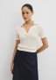 Organically Grown Cotton Sheer Rib Knit Polo