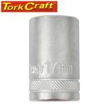 Tork Craft Socket 17MM X 23.8MM 1/2' Drive Crv 12 Point TC64017