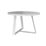 Trivali Metal Coffee Table White