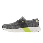 Heydude Men's Sirocco M Sport Mode Heather Grey charcoal Size 9 Men's Shoes Men Slip-on Sneakers Comfortable & Light-weight