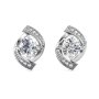Cel Sta 925 Sterling Silver 0.5CT Moissanite Diana Earrings