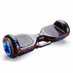 Ashcom 6.5" Smart Auto Balance Hoverboard With Bluetooth Speaker - Red Inferno