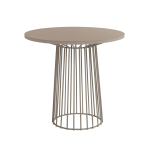 Wire Dining Table - Sandpaper Black