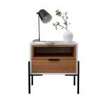 Agatha Oak Bedside Table