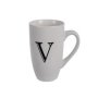 Kitchen Accessories - Mug - Letter 'v' - Ceramic - White - 3 Pack