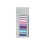 Sticky Notes On Ruler 11X44MM 10 Colours Pastel
