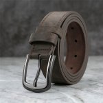 Men's Wide Stitching Alloy Buckle Belt For Jeans And Trousers - Simple And Cool Sports Play Belt For Daily Decoration