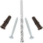 Curtain Pole Kit UNO07X10 With Screws And 7MM Drill Bit