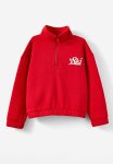 Cotton On Naomi Half Zip Pullover - Varsity Red les Alpes