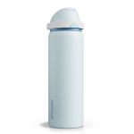 Insulated Water Bottle With Straw - Encool Stainless Steel Water Bottle With Push Button Lid Leak-proof & Bpa-free Keeps Cold Fo