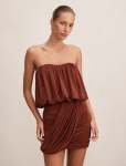 Gigi Bubble MINI Dress - 16 Hot Chocolate
