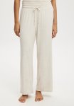 Cotton On Sleep Recovery Asia Fit Wide Leg Pant - Cream Marle