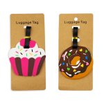 Individual Sweet Luggage Travel Tag - Sprinkled Donut