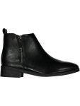 Black Textured Ankle Boots - 3 Black