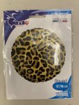 Cheetah Print Foil Balloon