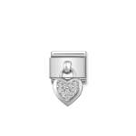 Composable Classic Link Silver Pendant Heart