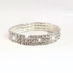 Rhinestone Stretch Bracelet - Factory Plaza