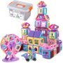 103 Piece Strong Magnetic Building Block Tiles Educational Toys
