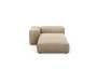 Sofa Daybed L Canvas Stone