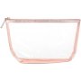 Clicks Pvc Cosmetic Bag With Rose Gold Trim