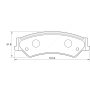 Kbc Brake Pads Rear For Ford Territory - Spares Direct